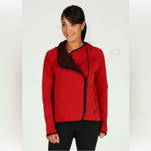 Nike Jackets & Blazers - NIKE Sportswear Tech Fleece Women's Full Zip Cape Hoodie - 908822-608 - Sz S